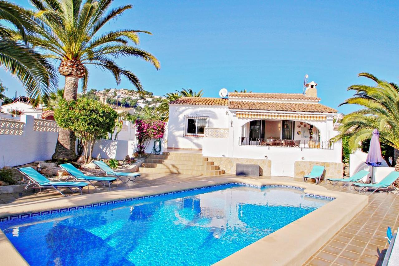 Paula-3 - Holiday Home With Private Swimming Pool In Moraira Bagian luar foto